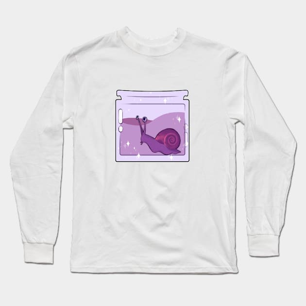 Snail Long Sleeve T-Shirt by Meeko_Art